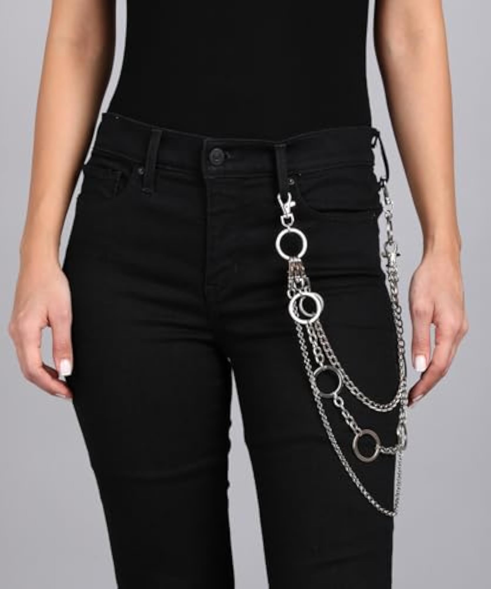 Detachable Punk Multi Layer Pants Chain for Men and Women